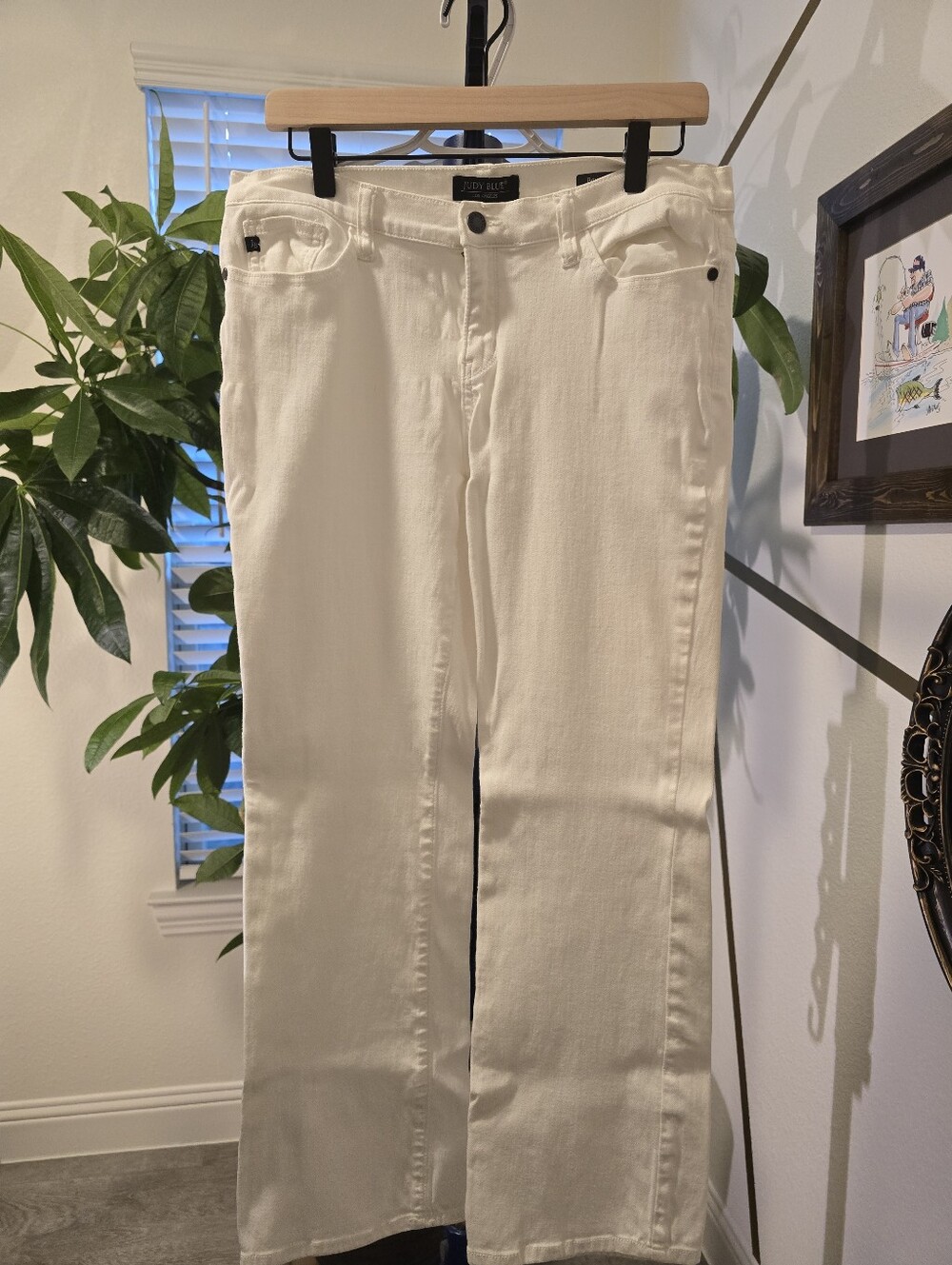 Judy Blue White Bootcut Women's Jeans